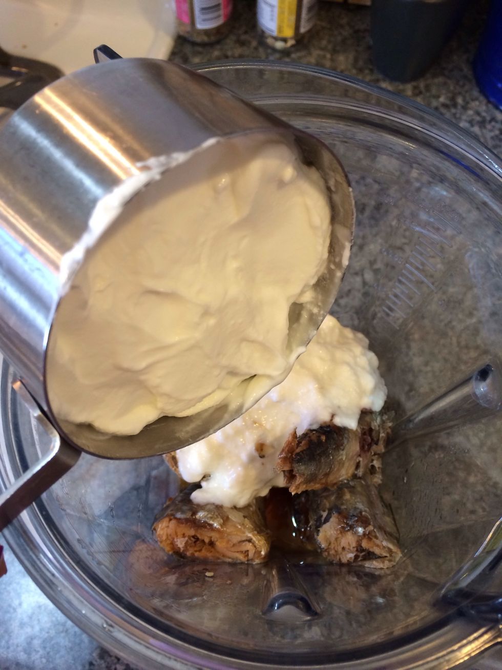 Add Greek yogurt.