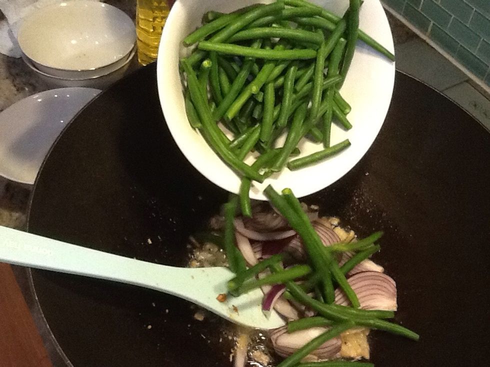 Add green beans