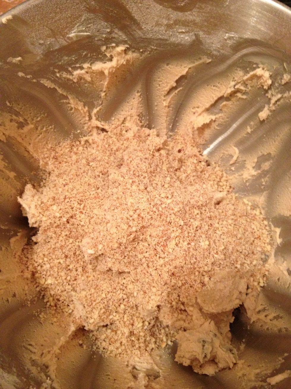 Add ground almonds.