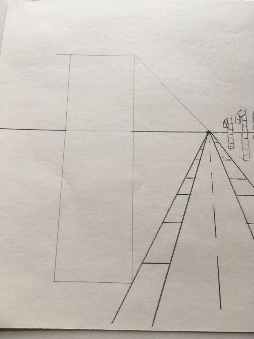 Add guideline to top corner.