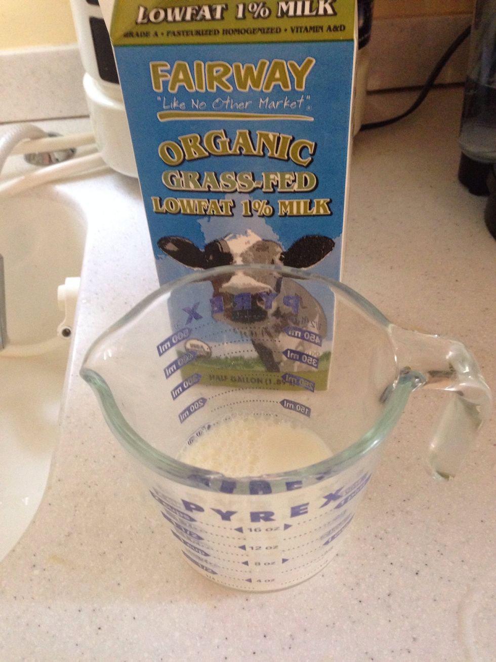 Add half a cup of milk