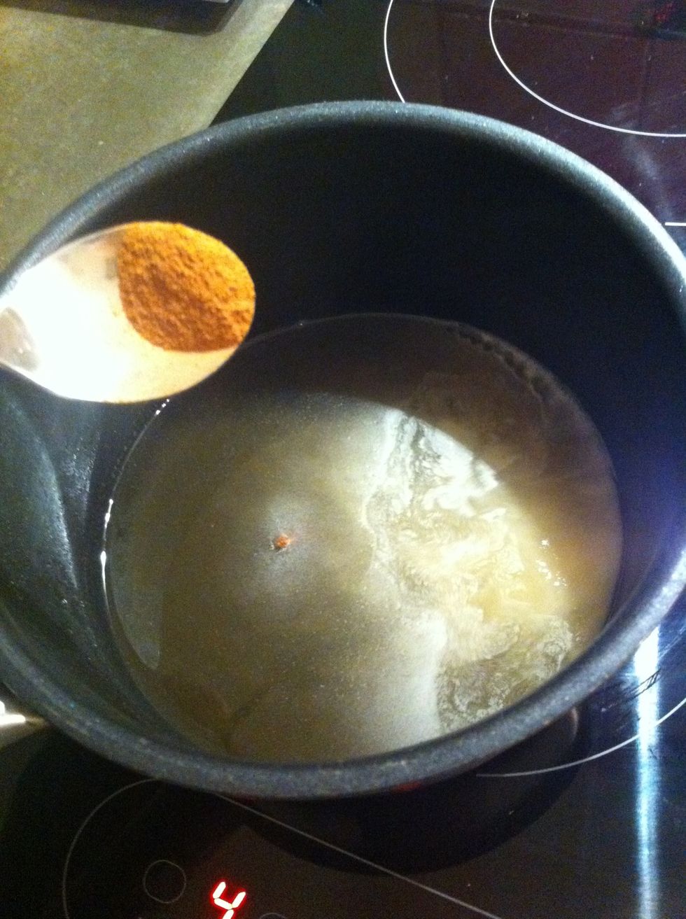 Add half a tea spoon of cinnamon