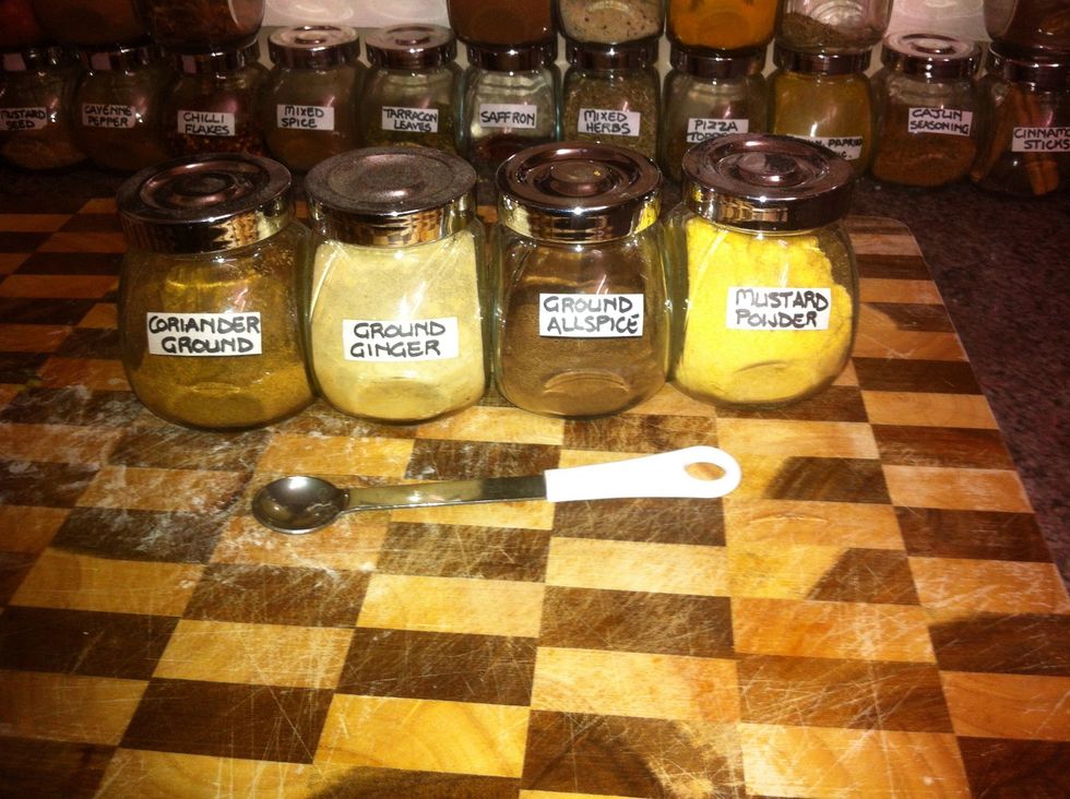 Add half a teaspoon of ground coriander, ground ginger, ground allspice and mustard powder. These are stronger flavours which bring a little tweak to the end product