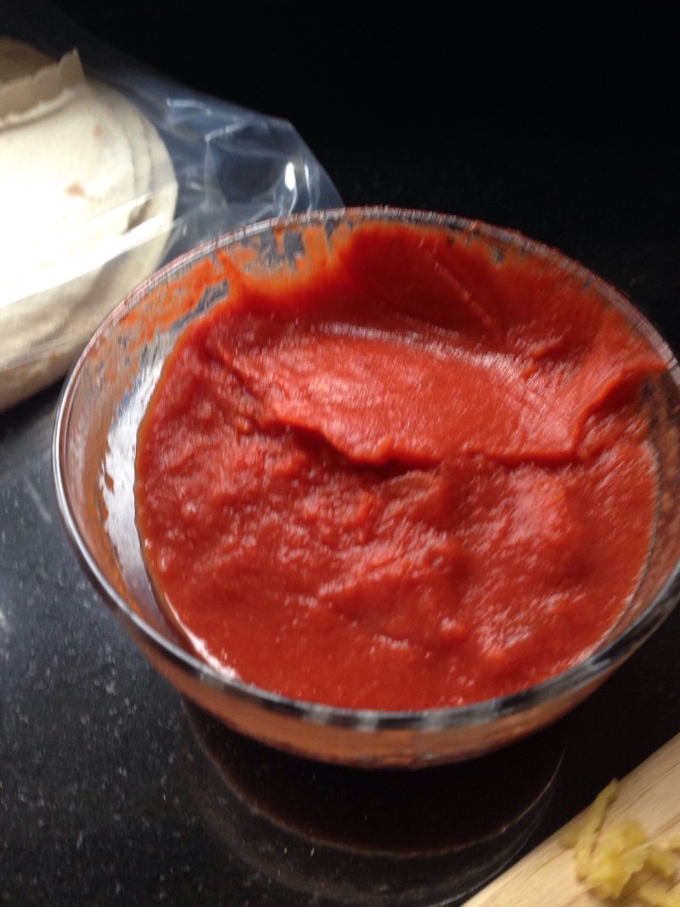 Add half a tin of chopped tomatoes