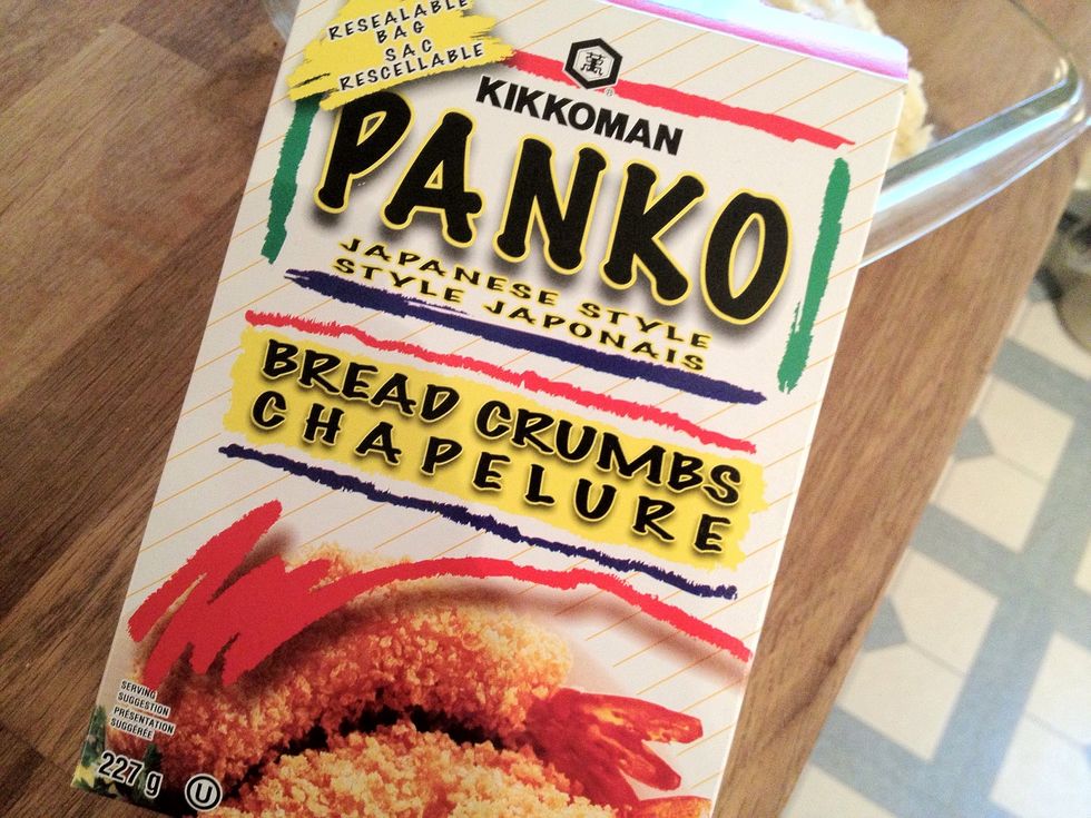 Add half cup of Panko