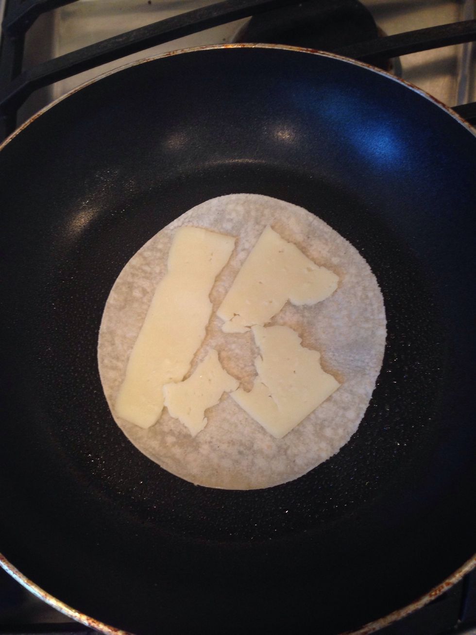 Add half of the cheese