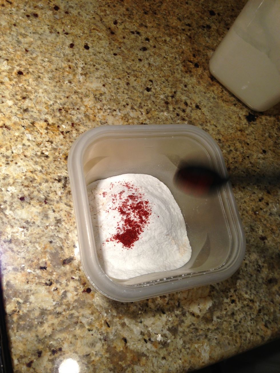 Add half tbsp of red chilli powder