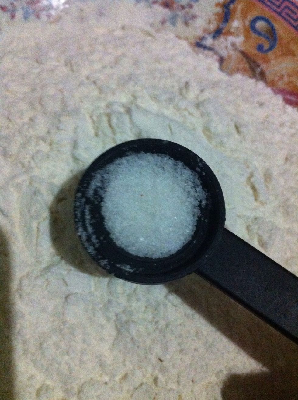add half teaspoon salt...