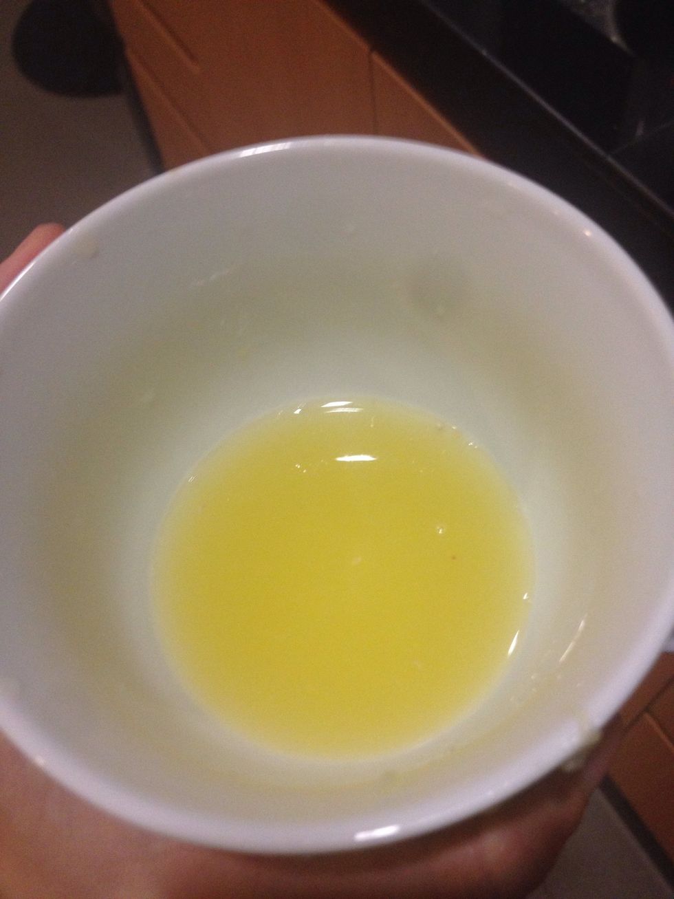 Add half the zest to lemon juice