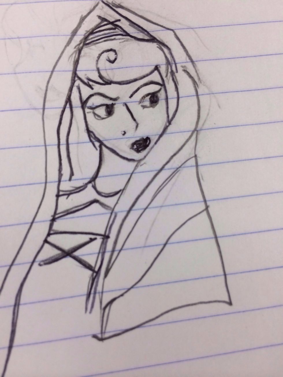 Add her lips and you're done!