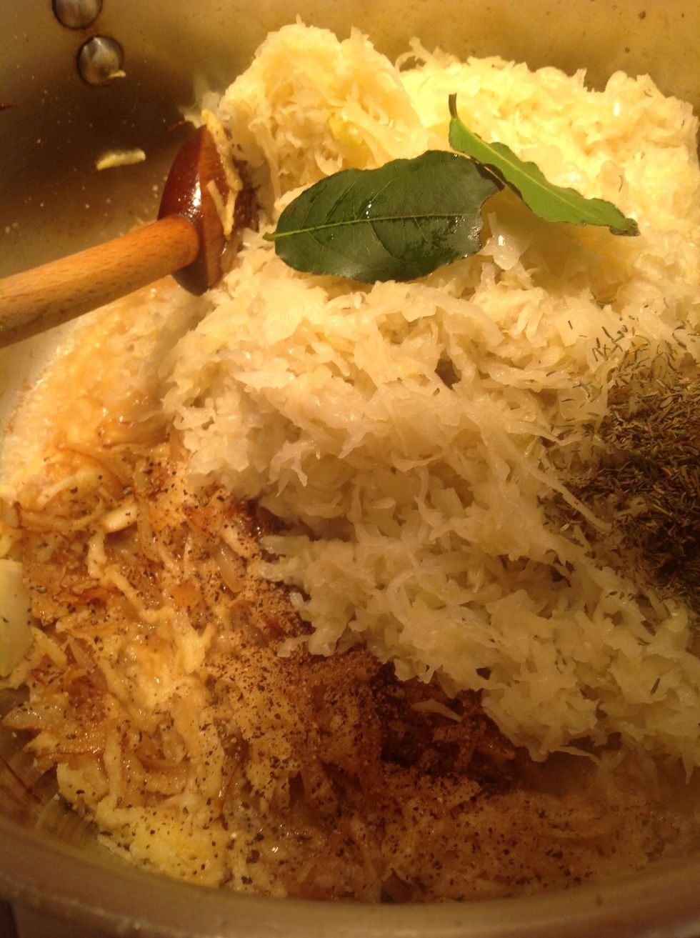 Add herbs and season