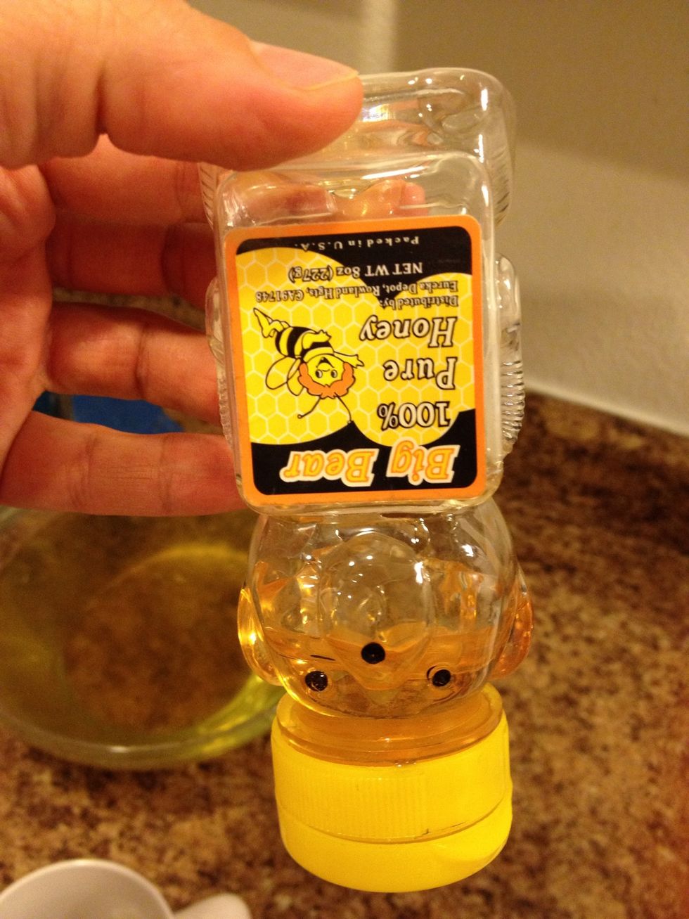 Add honey to your cup (optional)