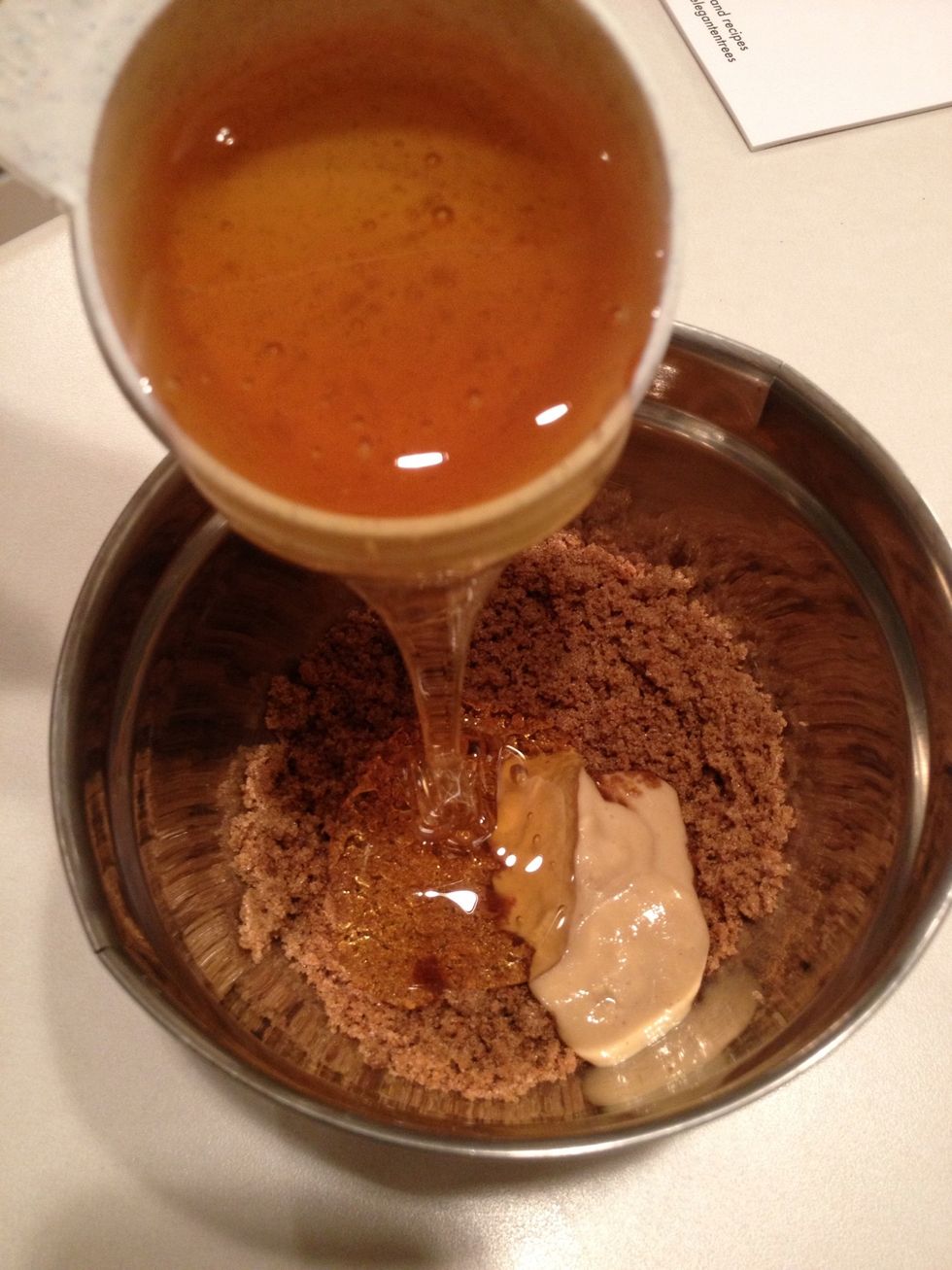Add honey.