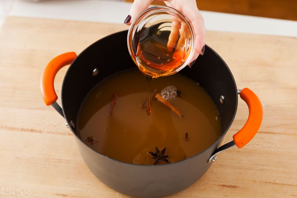 Add honey.