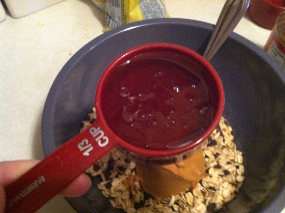 Add honey.