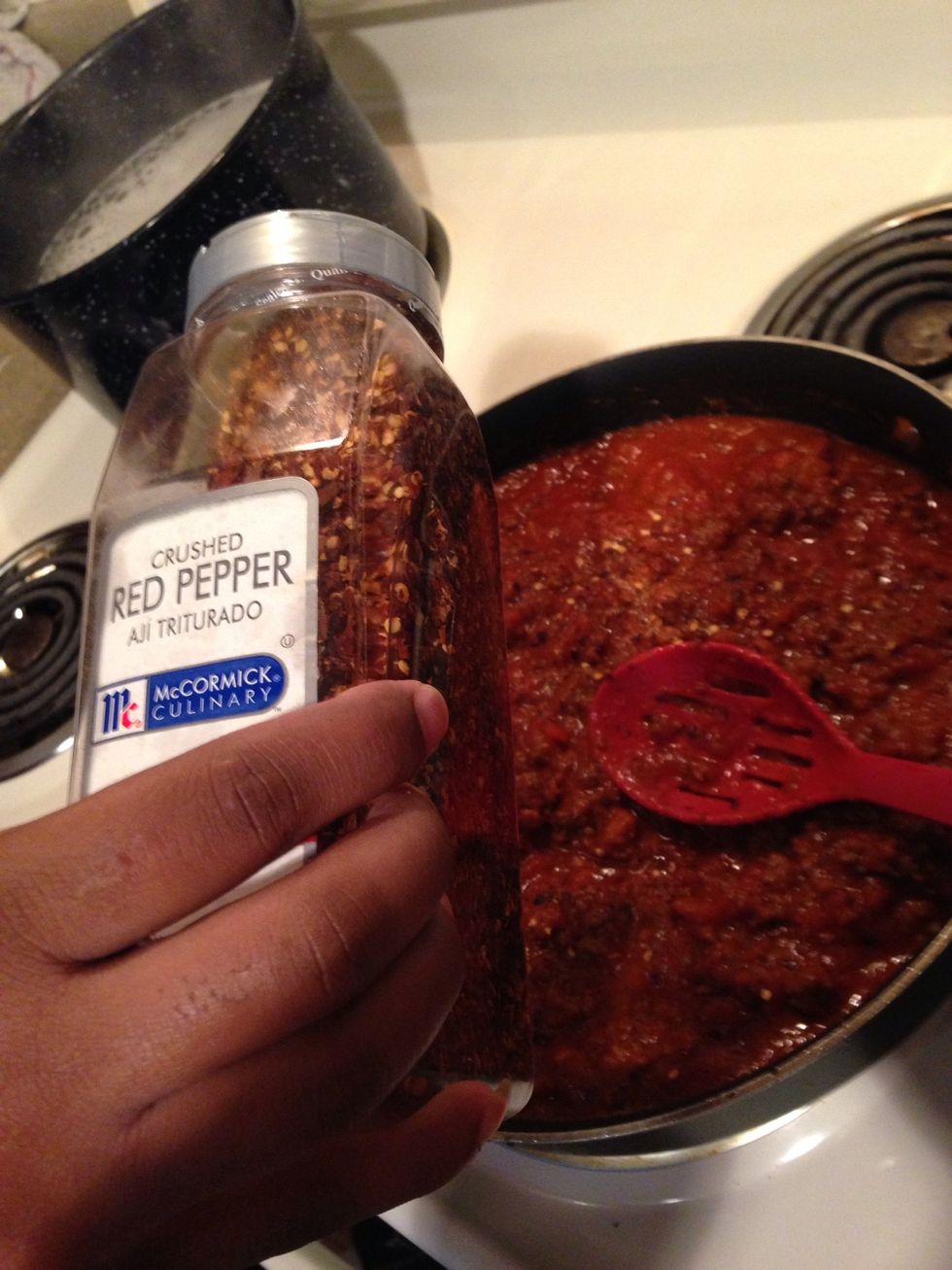 Add hot peppers if u like it spicy