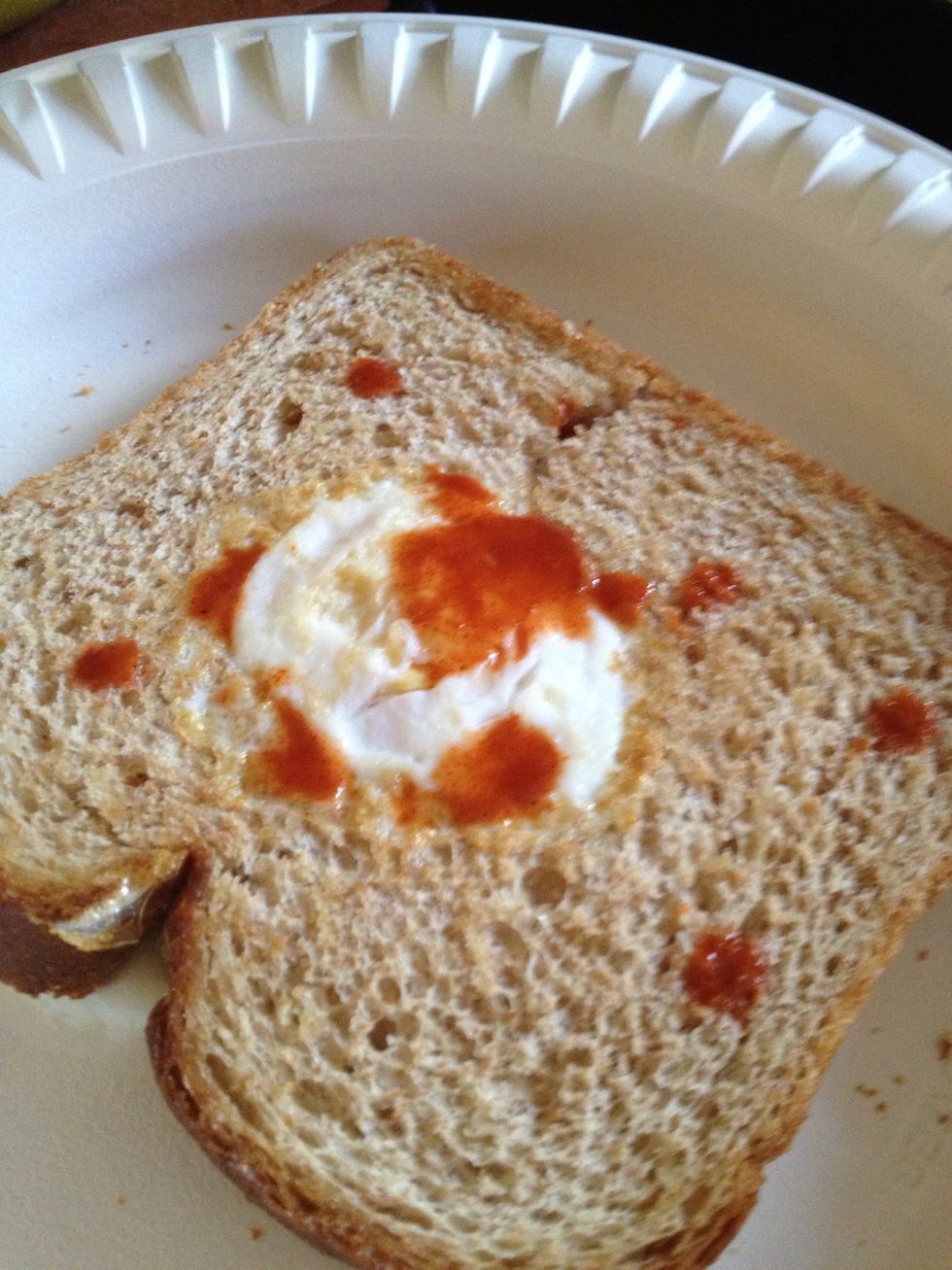 Add hot sauce (if you want).
