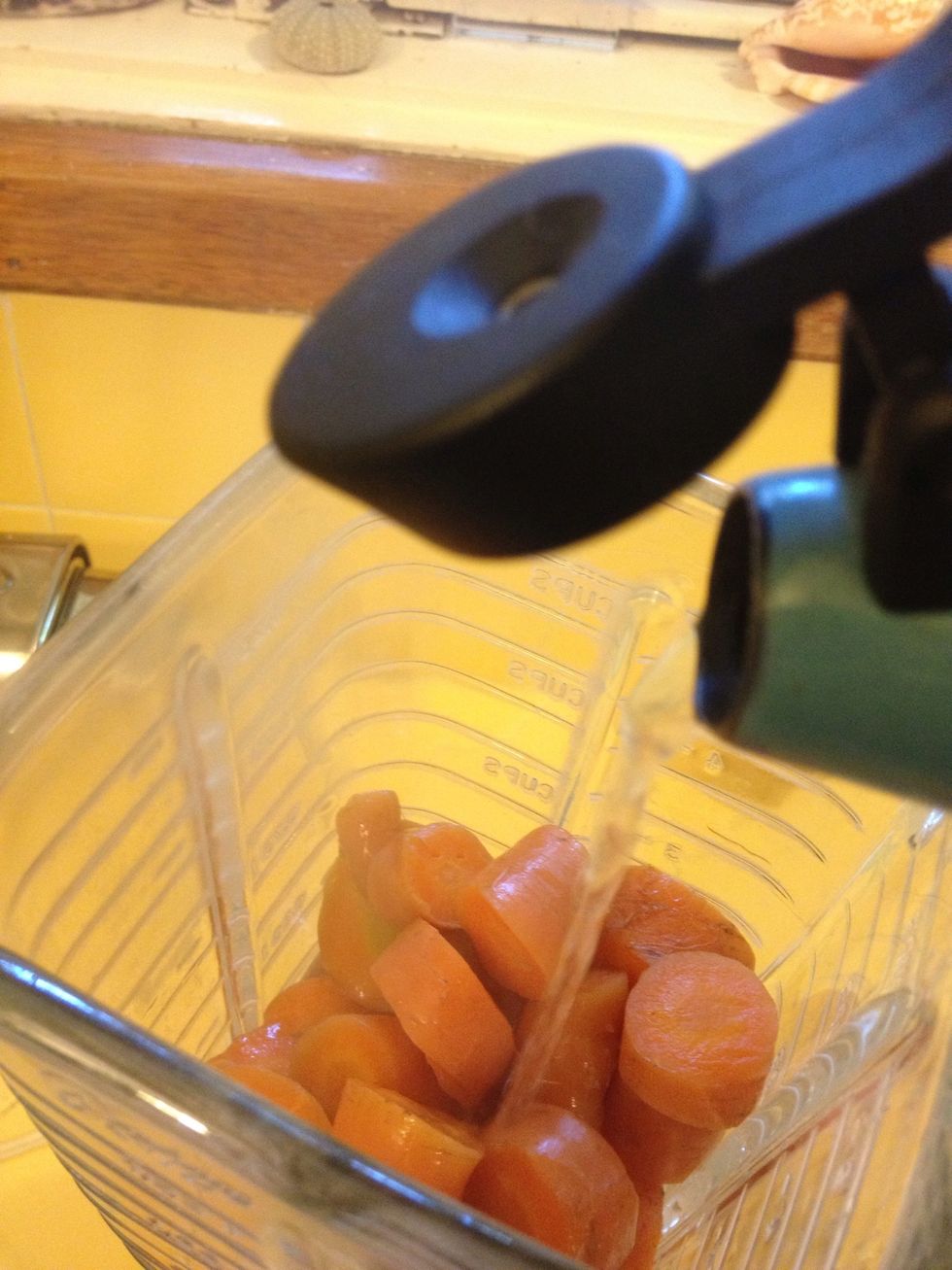 Add hot water or some of the broth at the bottom of the pot created by the steaming process.