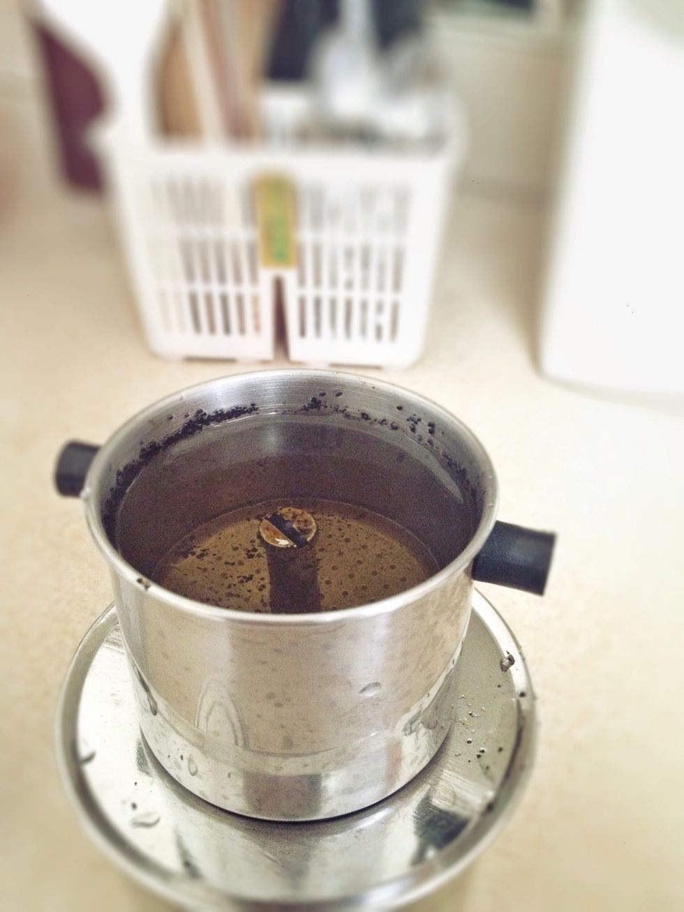 Add hot water
