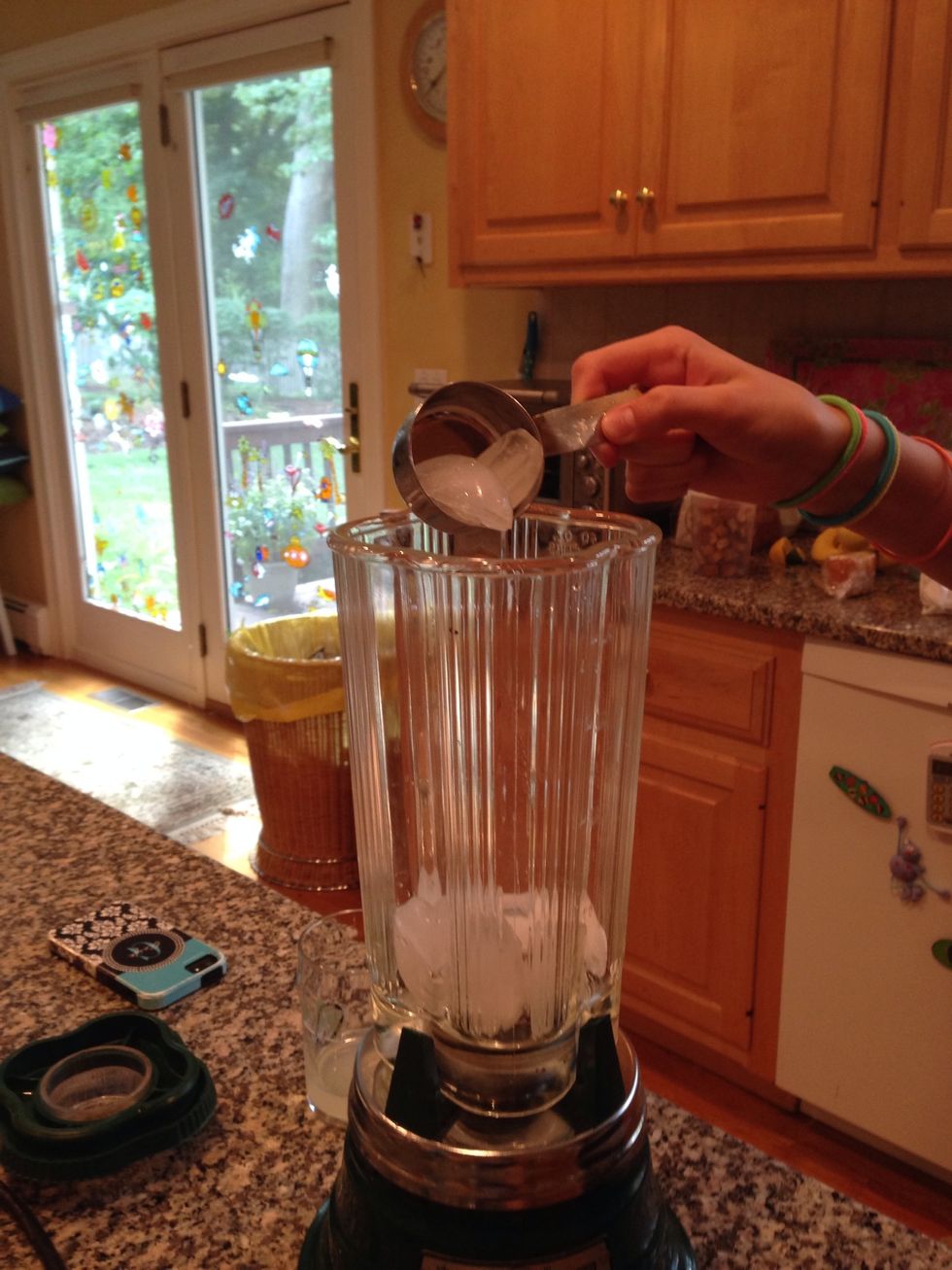 Add ice to blender \ud83d\ude0a