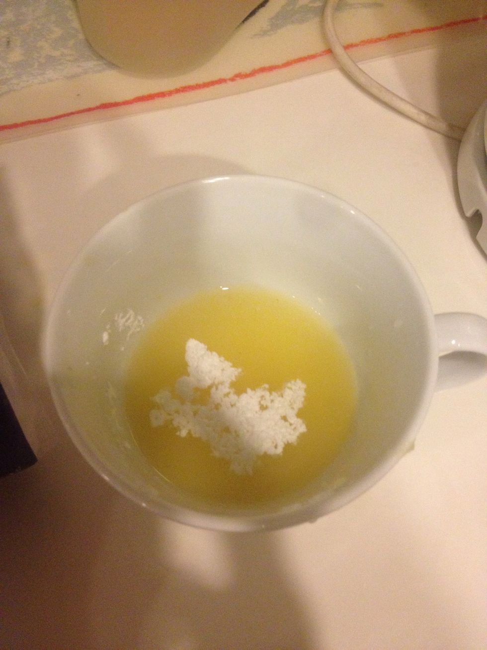 Add icing sugar. (I know thats a lot of sugar.) that y our scone isnt so sweet itself.