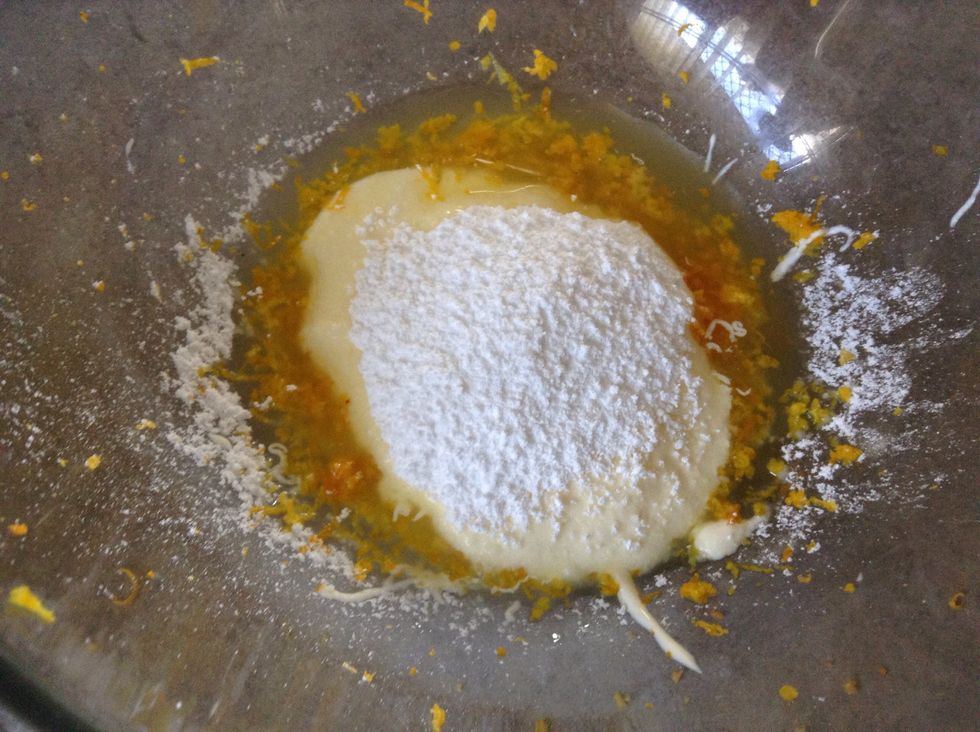 Add icing sugar ( note: I needed a lot more than this, just following the recipe)