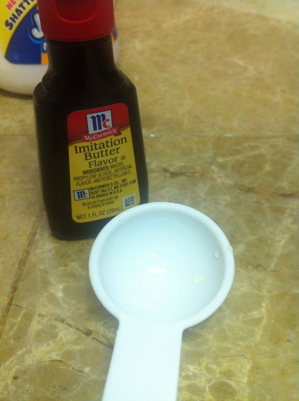 Add imitation butter....