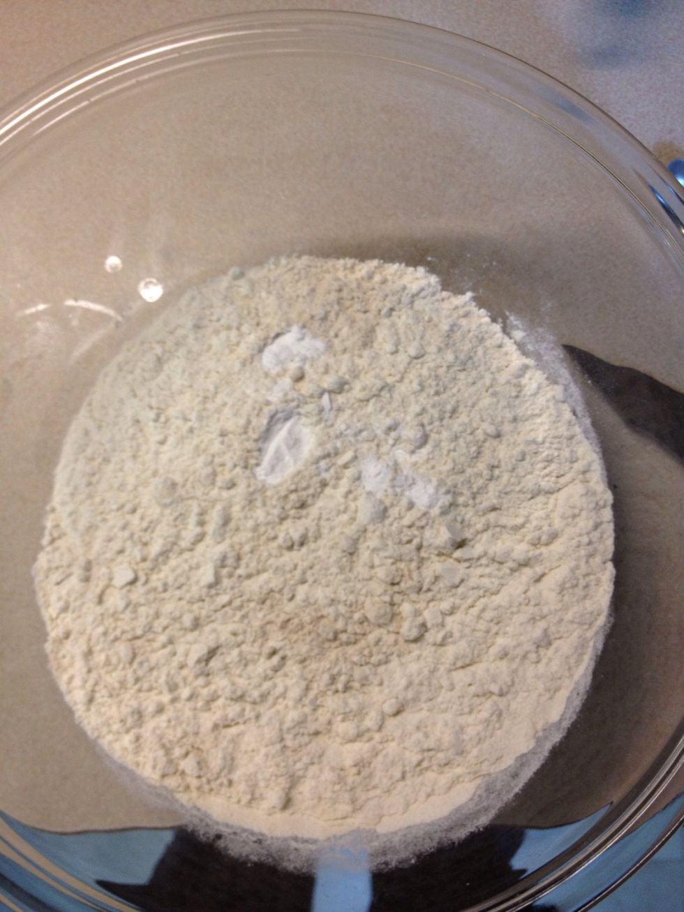 Add in 1/2 teaspoon of baking powder.