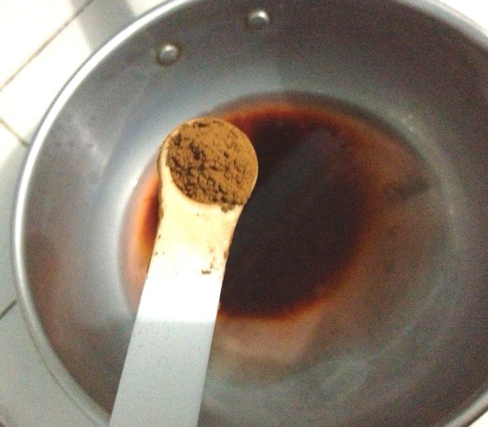 Add in 1/2 tsp of ground cinnamon