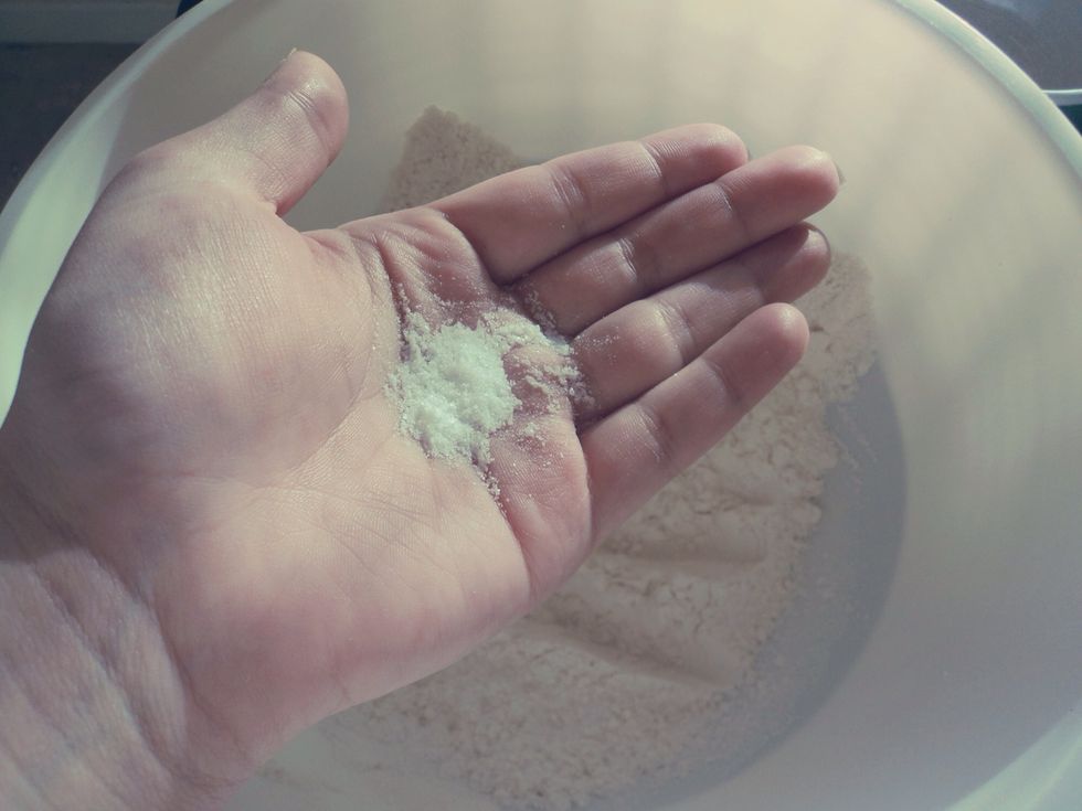 Add in 1/2 tsp of salt.