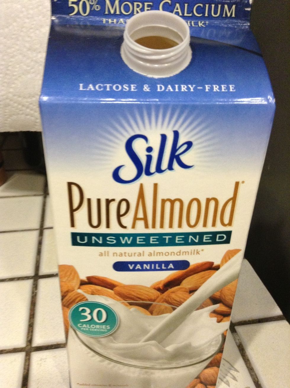 Add in 1/4 cup of milk