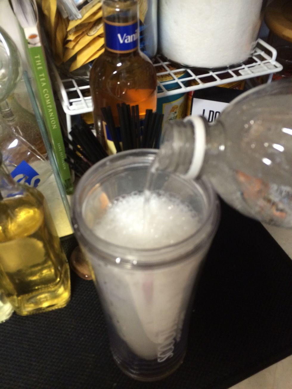 add in 1 cup of club soda