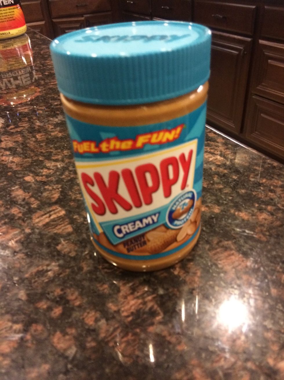 Add in 1 TBSP peanut butter of choice. I like this one. Best flavor.