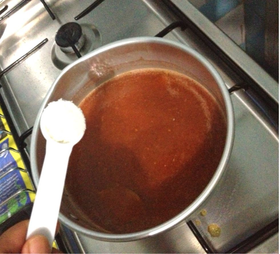 Add in 1 tsp of salt