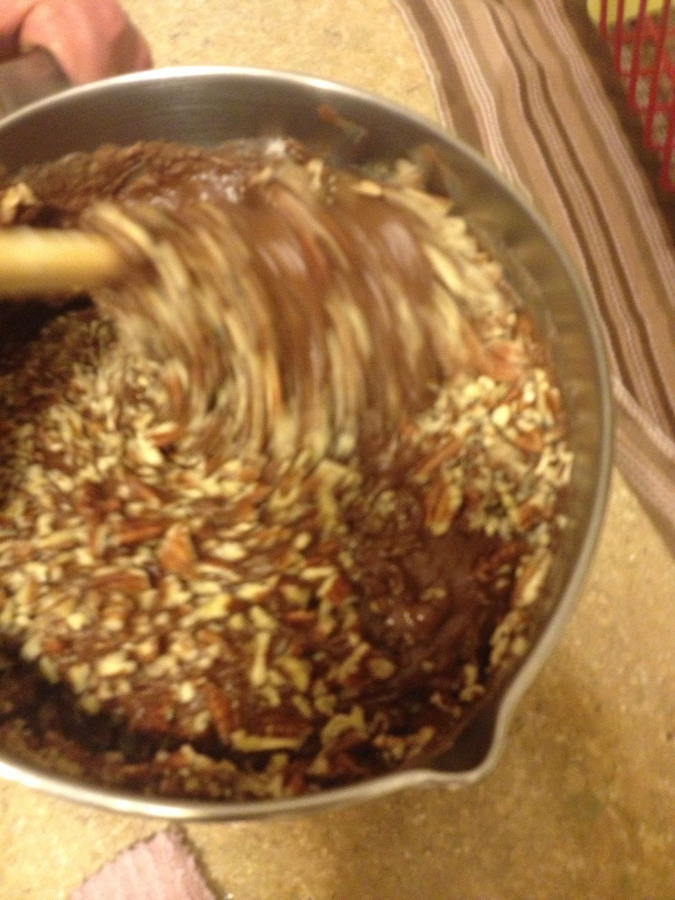 Add in 2 cups pecans (optional)