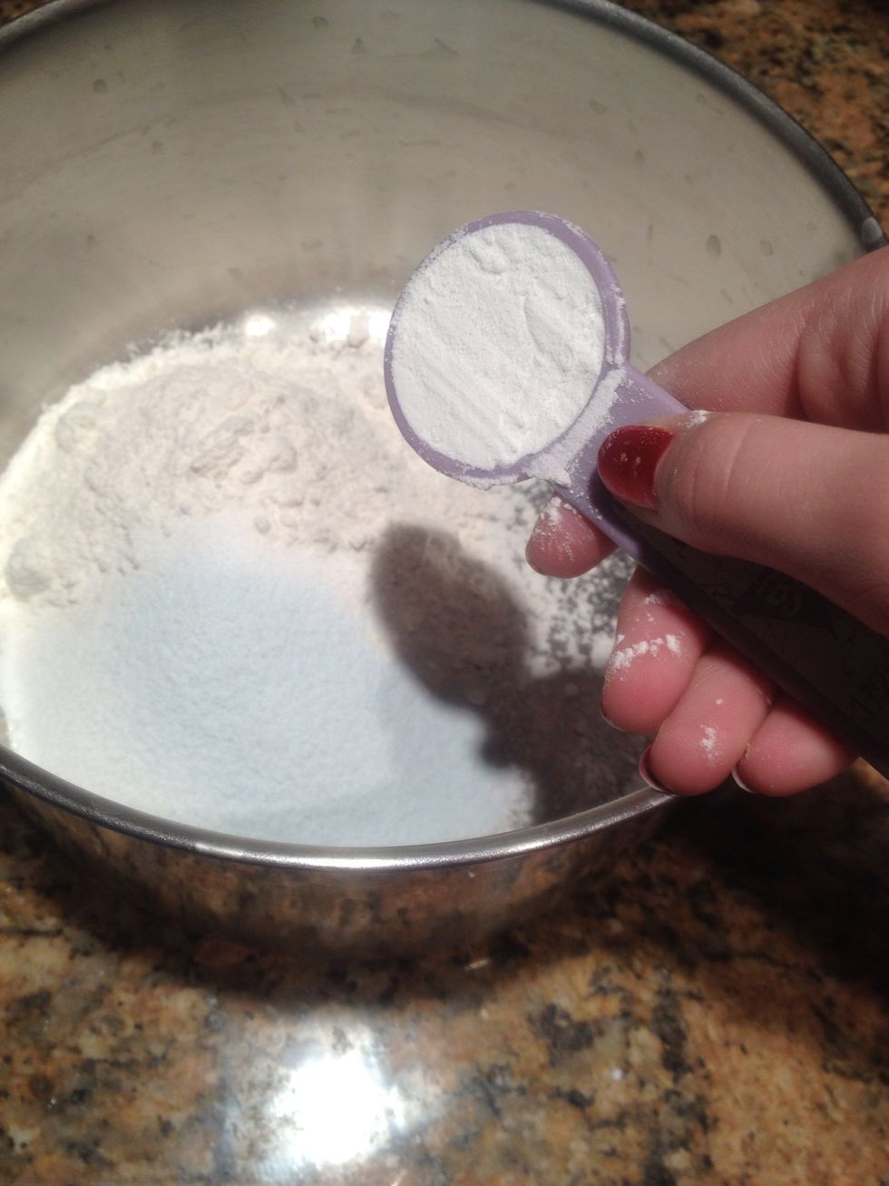 Add in 2 tablespoons of the cream of tartar. This will help make the final product soft and last longer.
