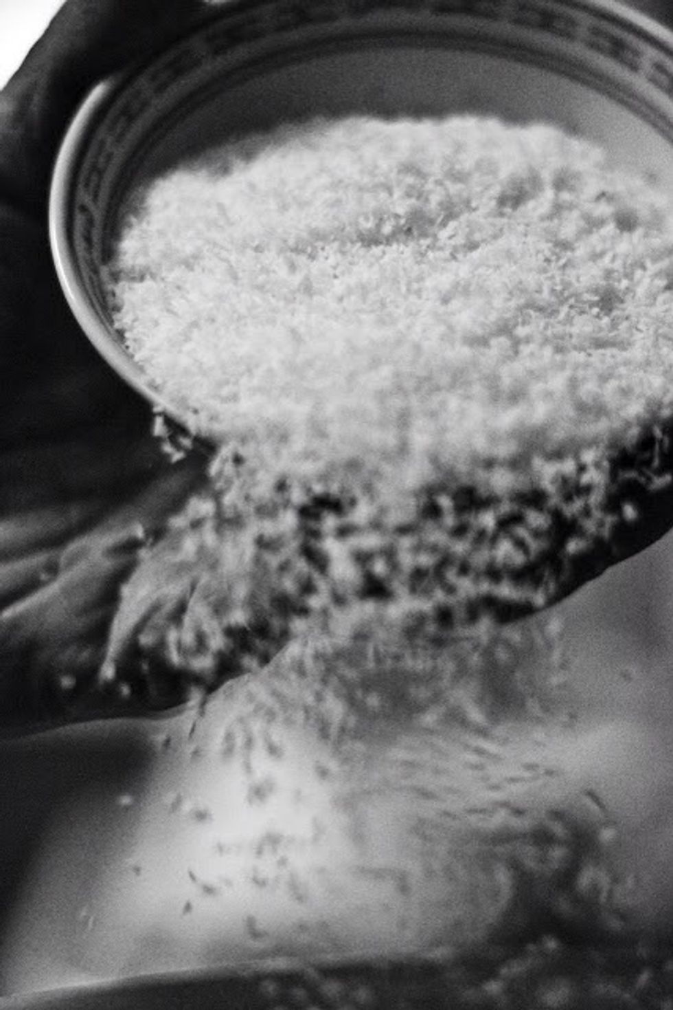 Add in:   3/4 cup of grated dried unsweetened coconut