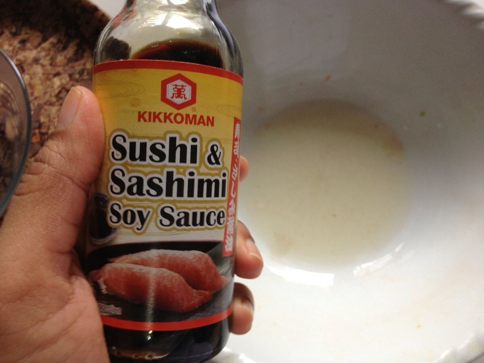 Add in 3 tbsp of soy sauce.