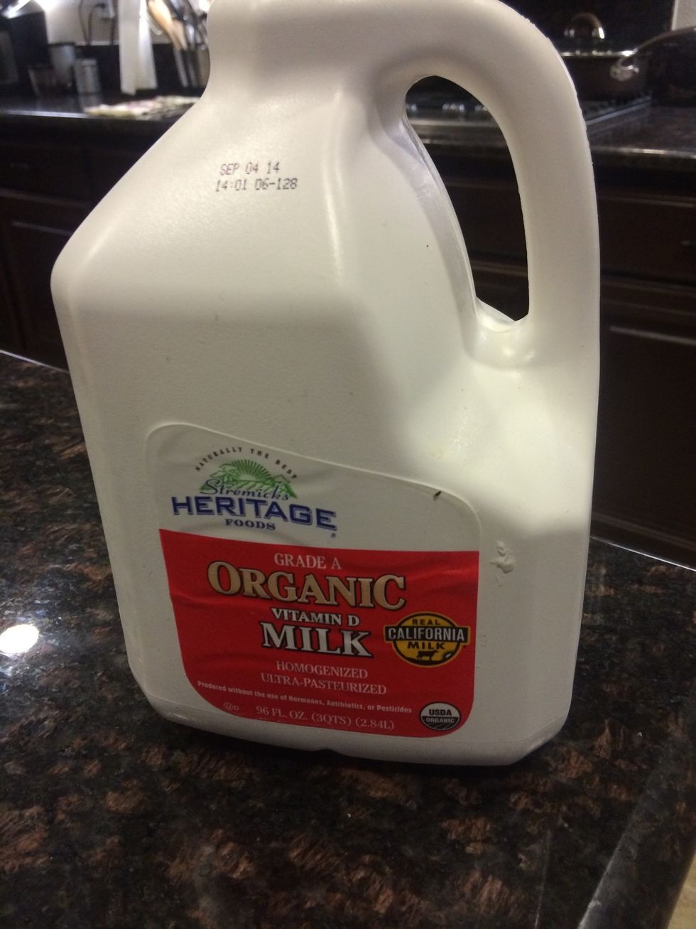 Add in 8 oz milk or more if you like