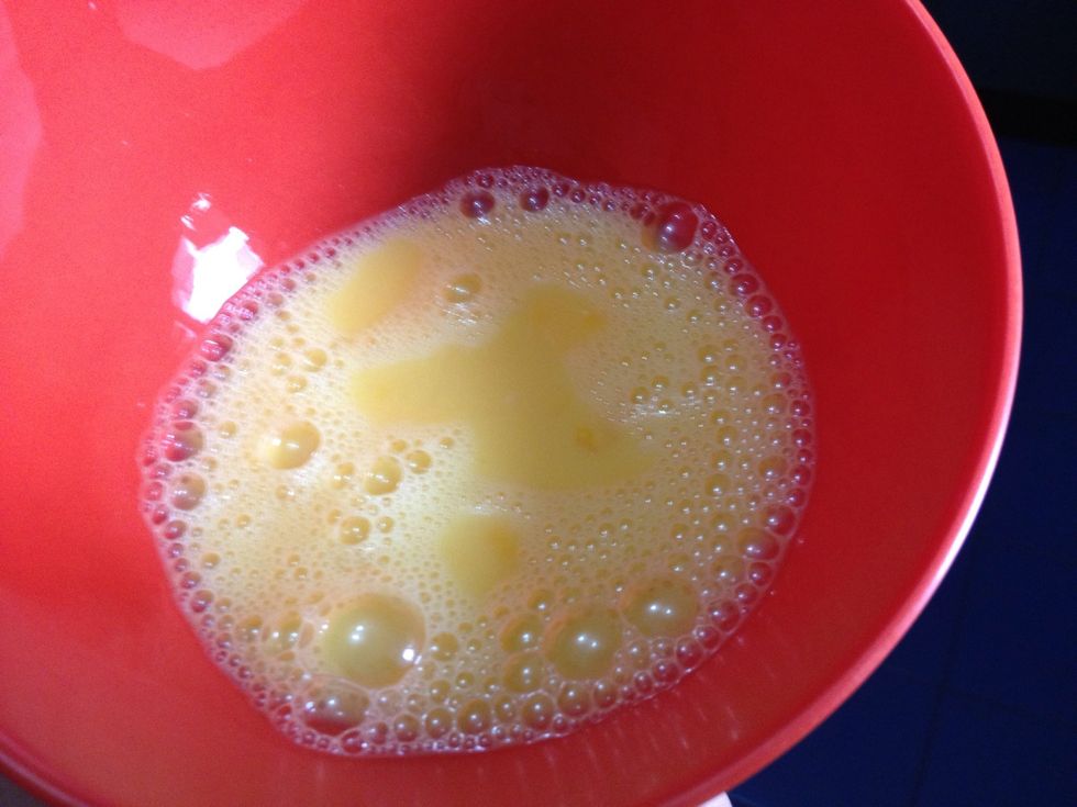 Add in a pinch of salt, whisk it
