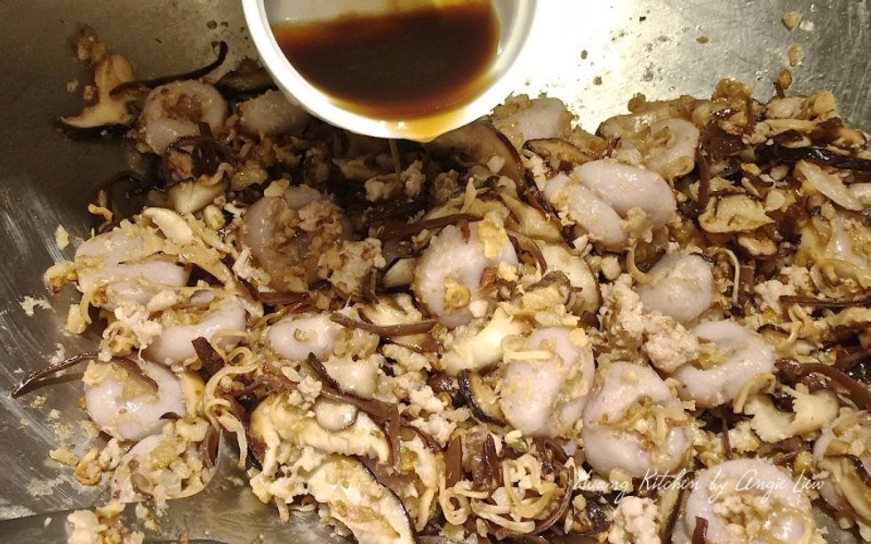 Add in all the seasonings. Season to taste.