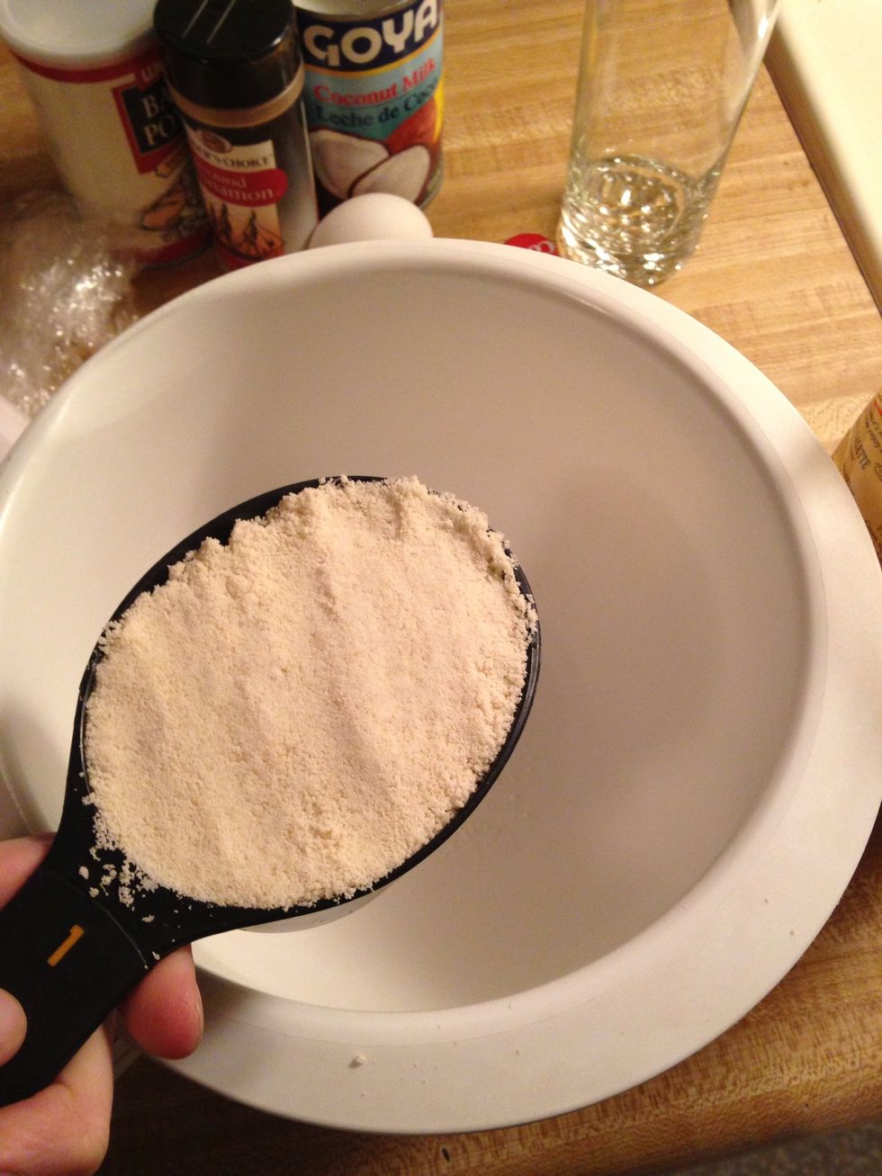 Add in almond meal/flour