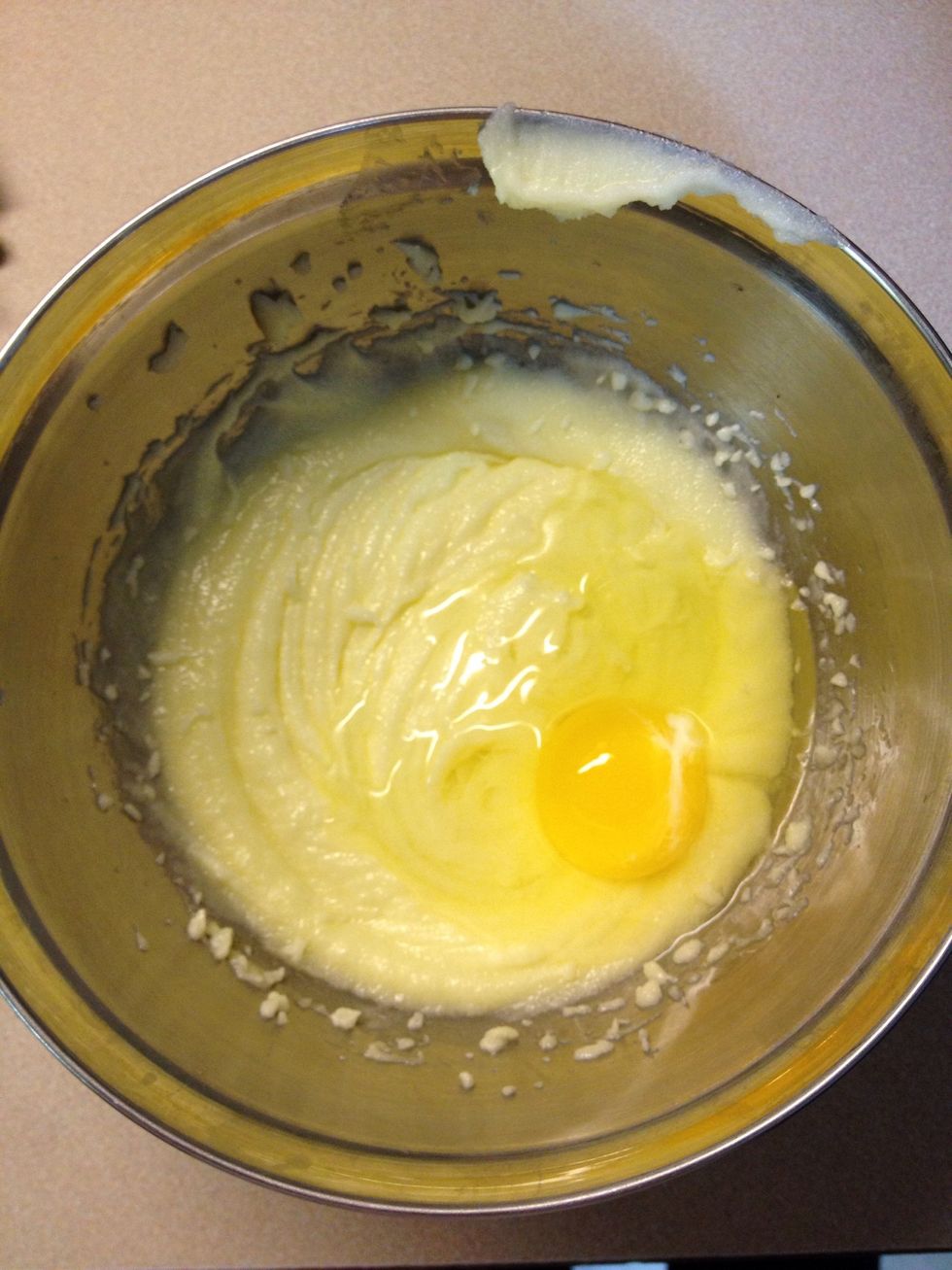 Add in egg #2.