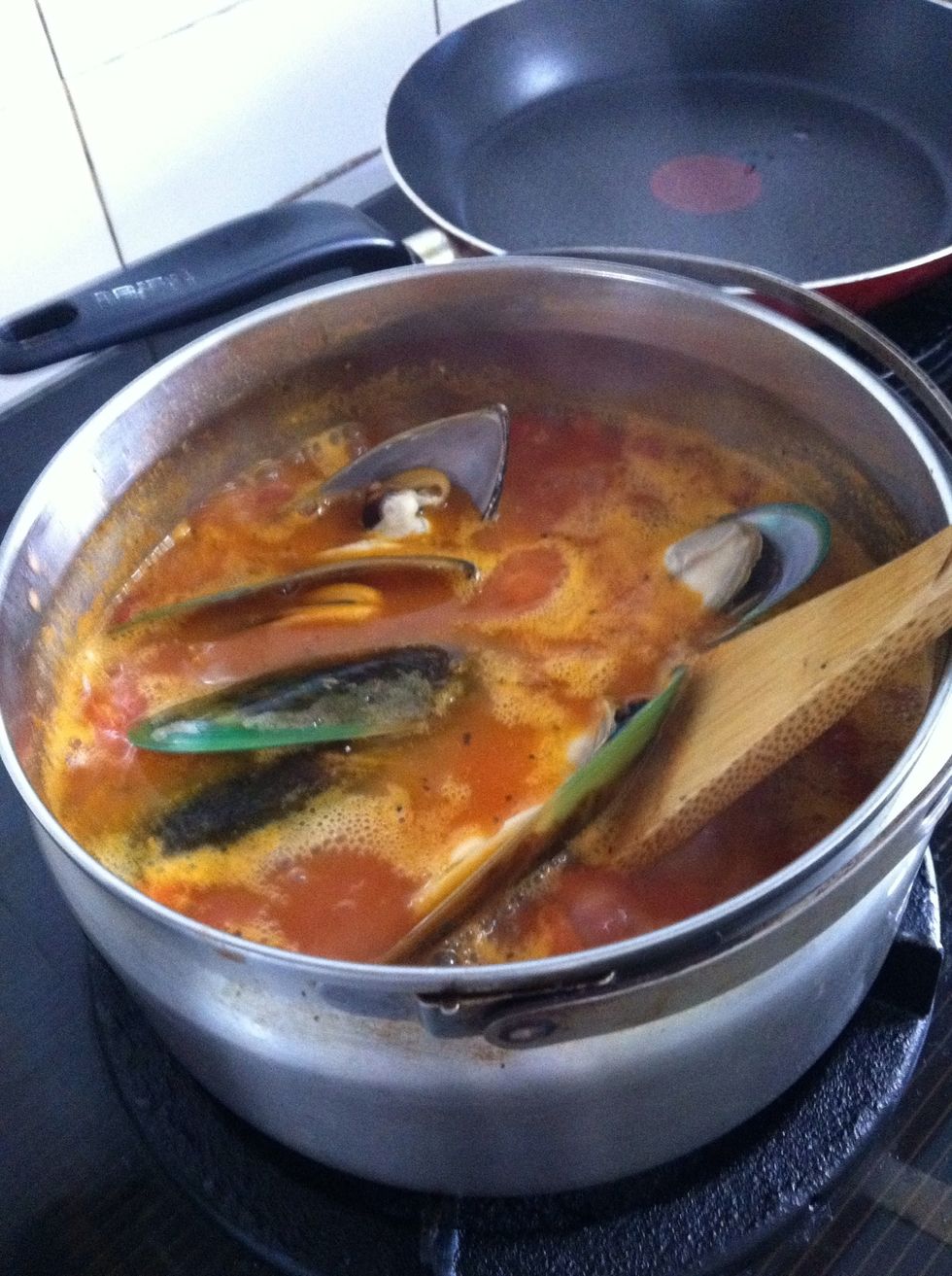 Add in muscles and squid