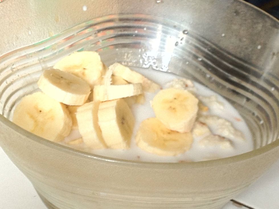 Add in some ripe bananas