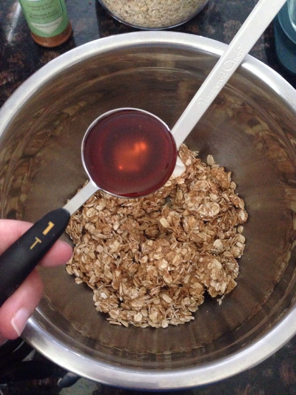 Add in the 1 Tbsp of Honey.