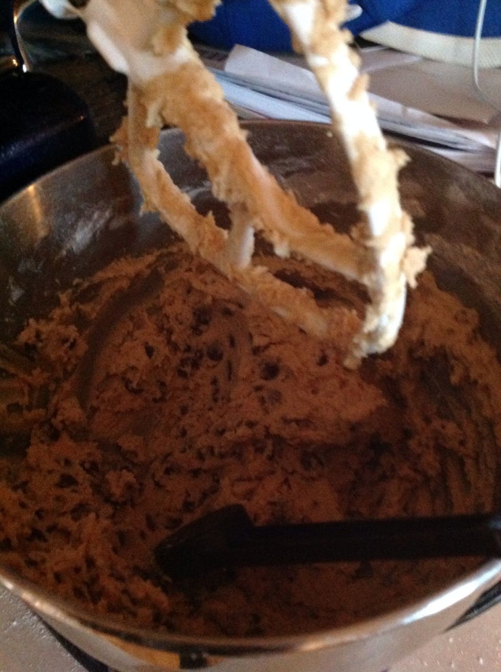 Add in the 2 cups of chocolate chips