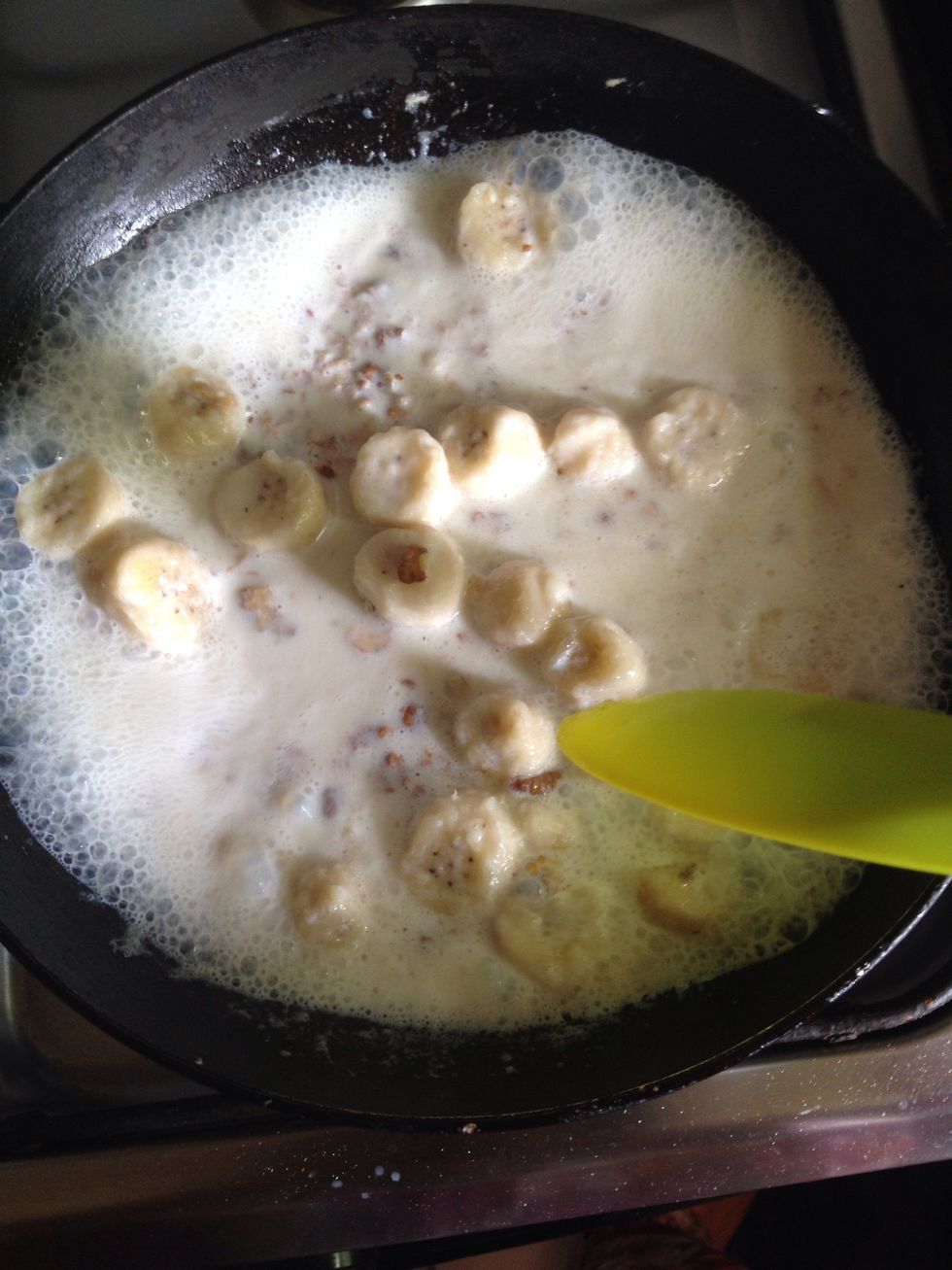 Add in the chopped wallnuts!