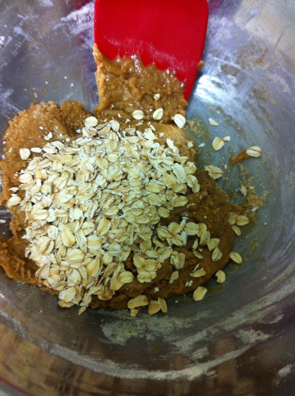 Add in the oats