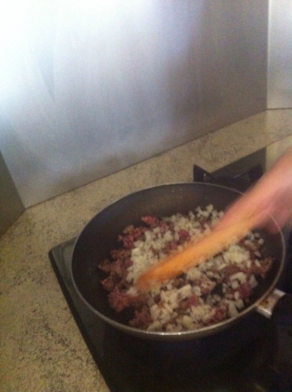 Add in the onions
